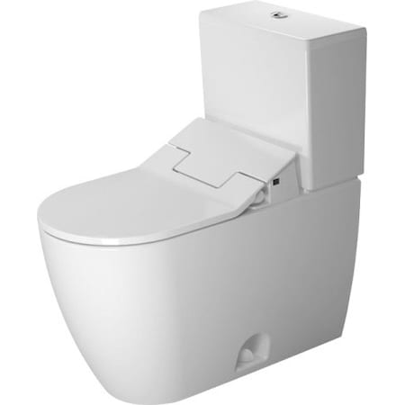 Duravit Two-Piece Toilet Me By Starck Siphon Jet, Elongated, Het White 2171510000
